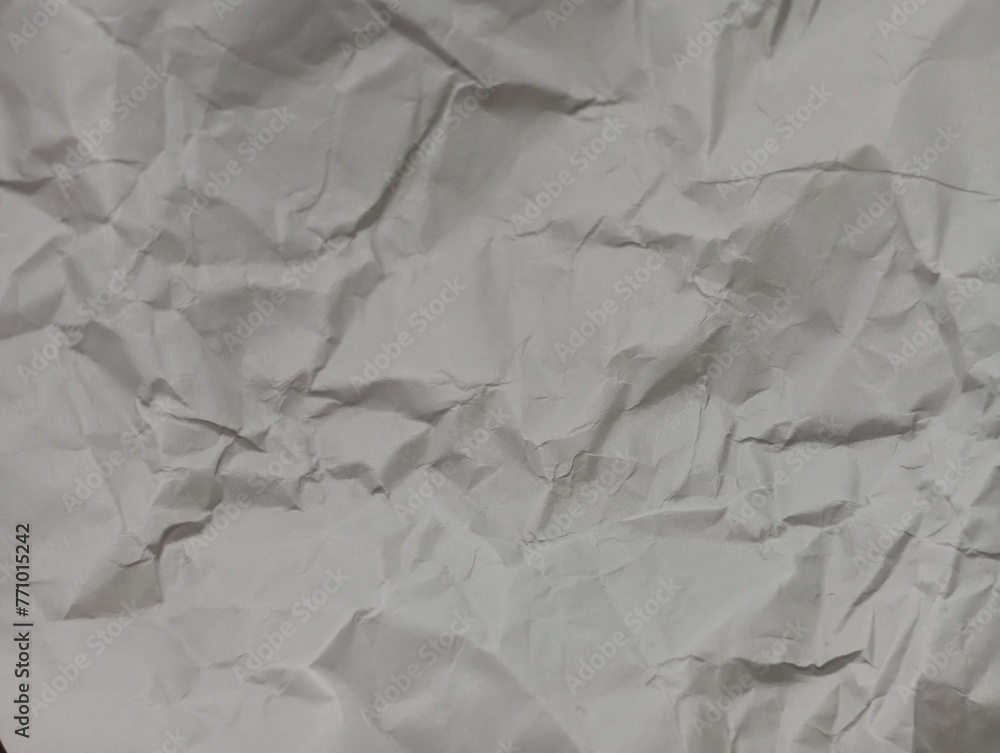 Fototapeta premium wrinkled crumpled white paper background