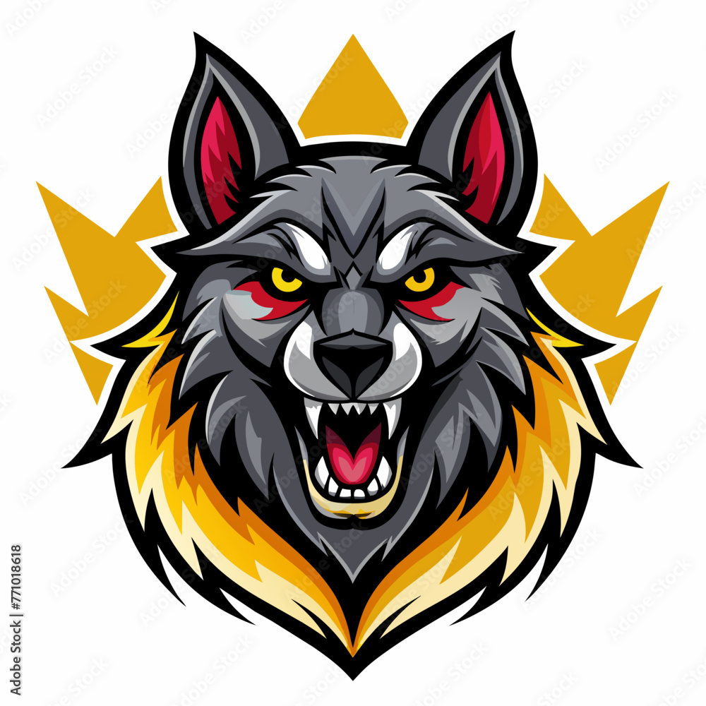 head, animal, vector, wolf, tattoo, tiger, lion, wild, illustration, dog, cartoon