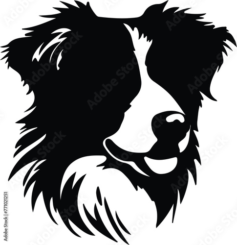 Wallpaper Mural Australian Shepherd portrait Torontodigital.ca