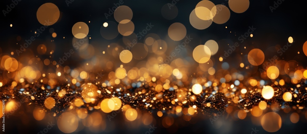 Abstract Gold blur bokeh background Abstract Gold blur bokeh background