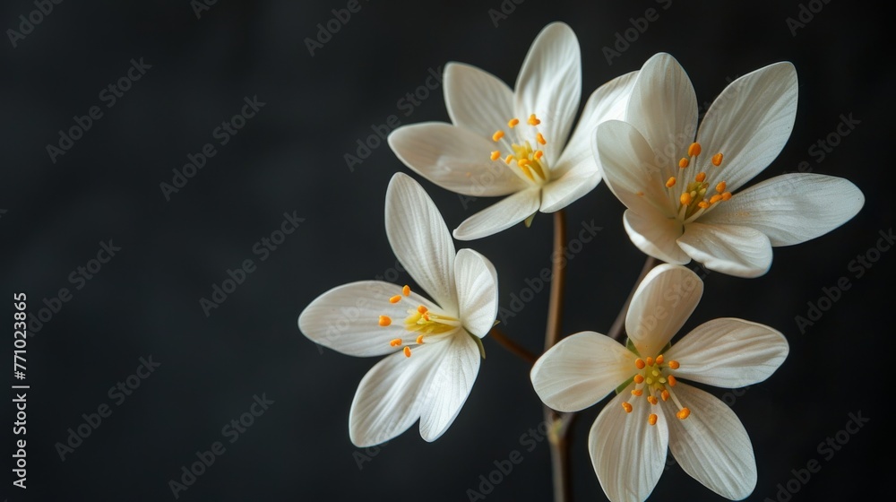 White Flowers in a Vase