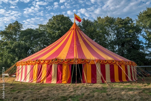 Majestic Circus Big Top Tent Generative AI