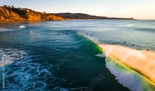 surfing in San Diego, California  © derek