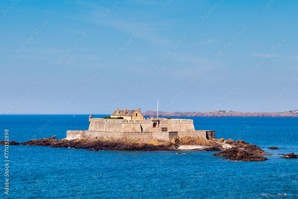 The Fort National in Saint-Malo