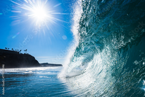 crashing wave on the shore  © derek
