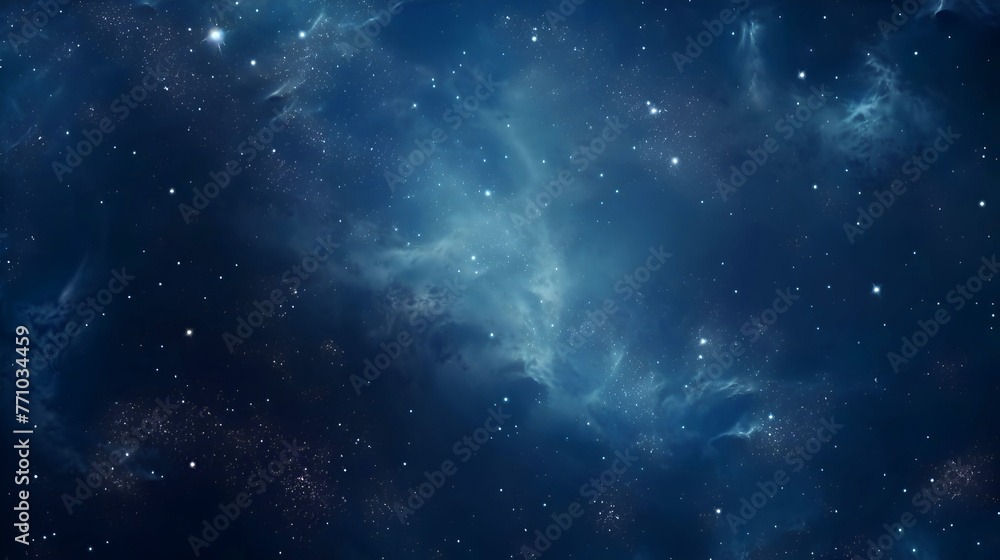 Night sky with stars and nebula as a background.