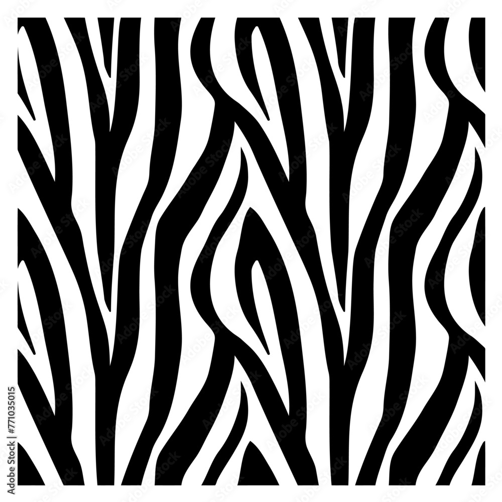 Obraz premium Vector illustration set of animal seamless prints. Wild animal seamless pattern collection. Vector leopard, cheetah, tiger, giraffe, zebra, snake skin texture set for fashion print design,