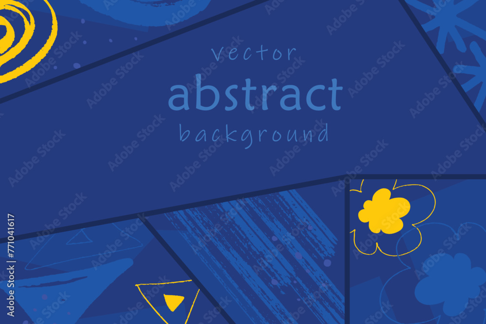Abstract artistic background, colorful abstract vector template.