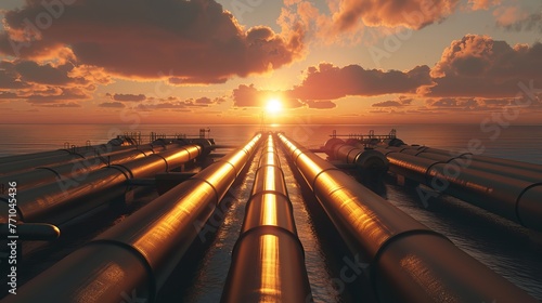 pipelines that connect to an oil