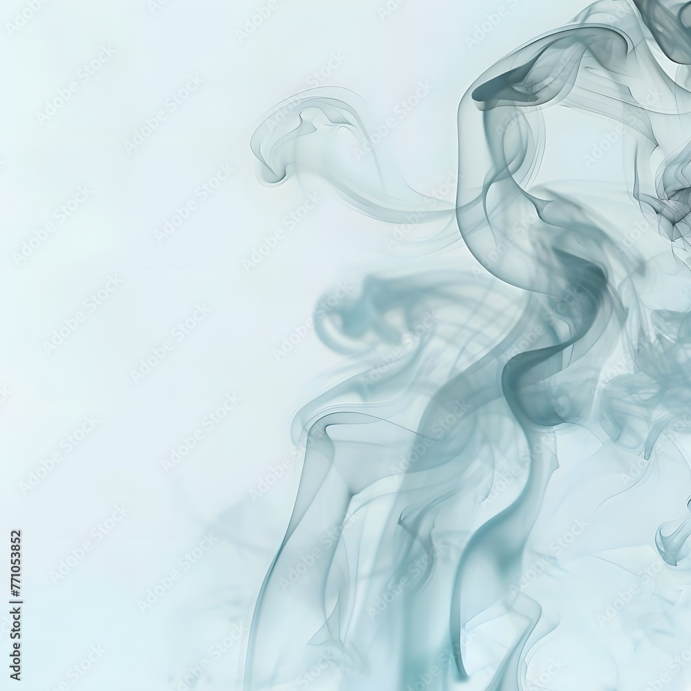 Smoky blue background, displaying a tranquil scene of rising smoke against a soothing blue backdrop. Smoky blue background, displaying a tranquil scene of rising smoke against a soothing blue backdrop.