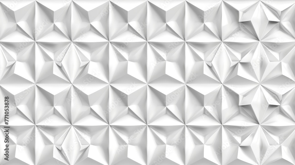 White geometric floral leaf 3d tiles wall texture background for panoramic banner White geometric floral leaf 3d tiles wall texture background for panoramic banner