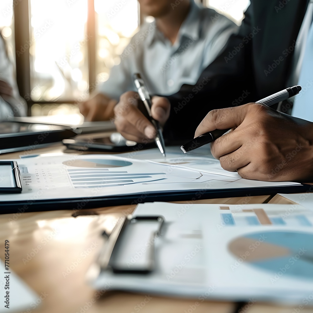 Professional and modern financial consulting setting, emphasizing trustworthy advisors and financial planning importance.