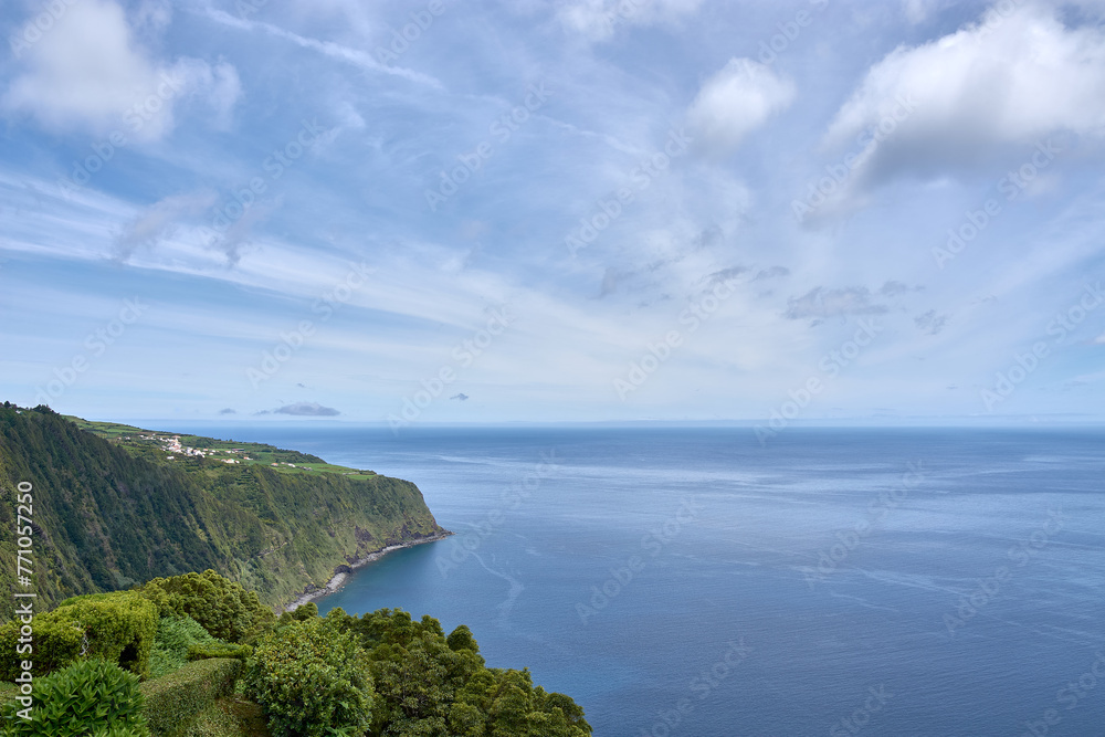 Coastal scenery, Nordeste, Sao Miguel, Azores, Portugal