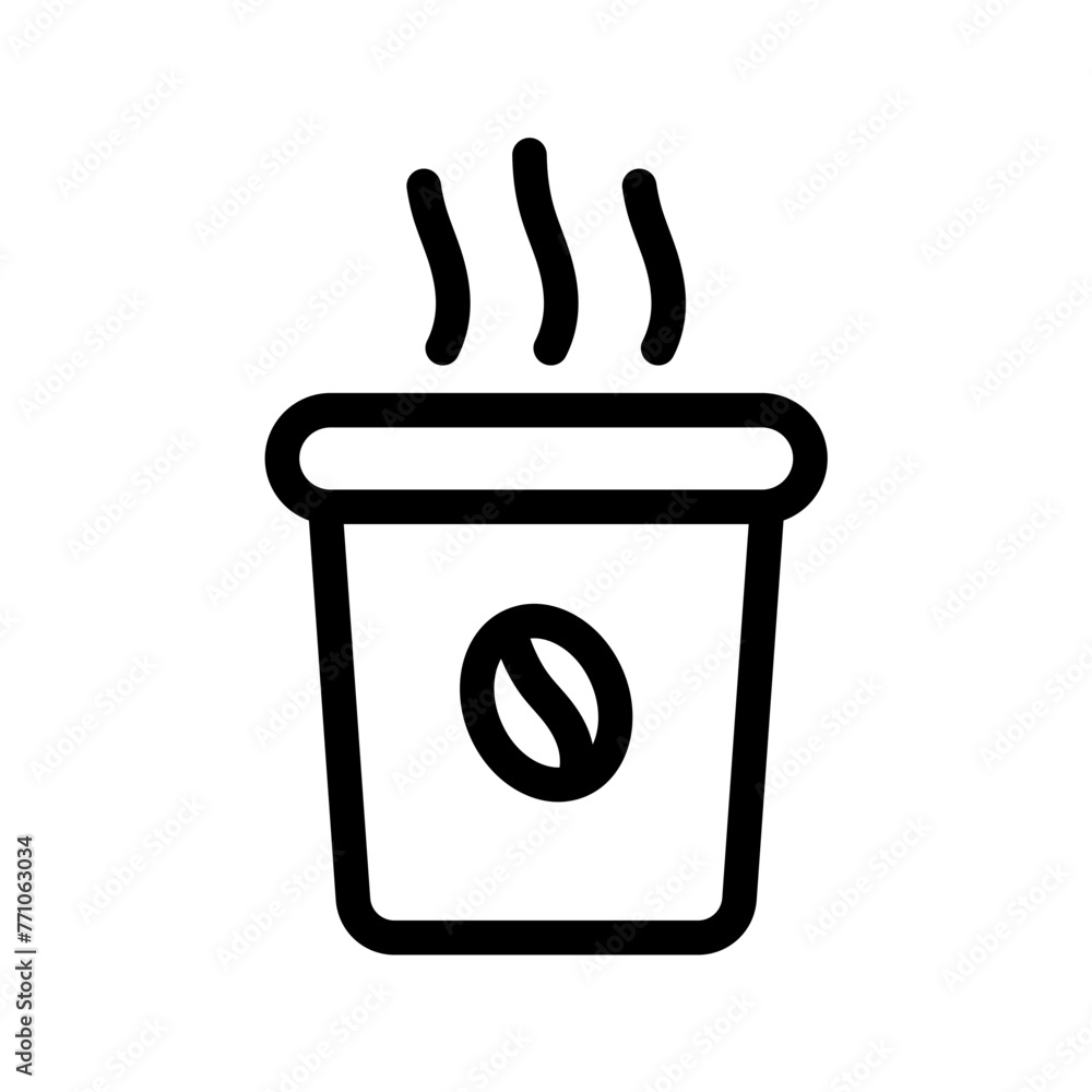Paper coffee cup icon Paper coffee cup icon