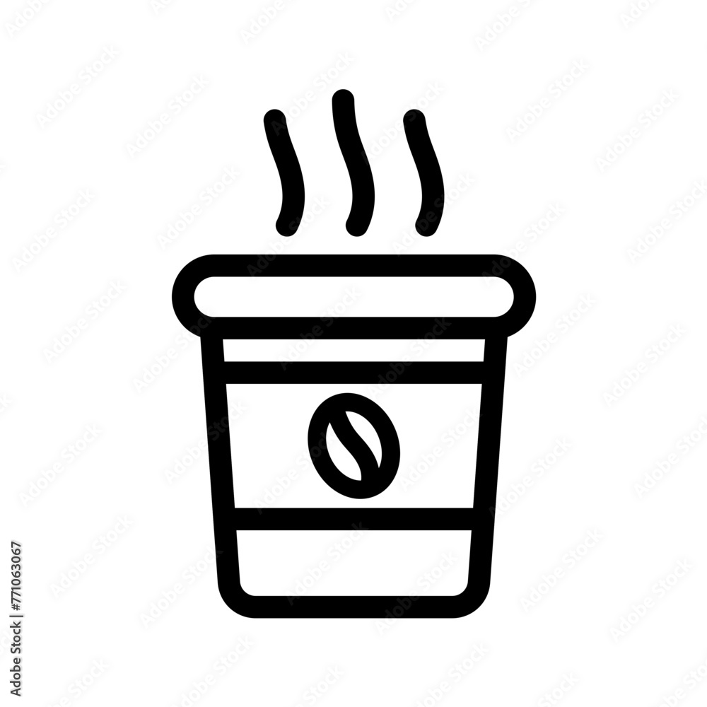Paper coffee cup icon Paper coffee cup icon