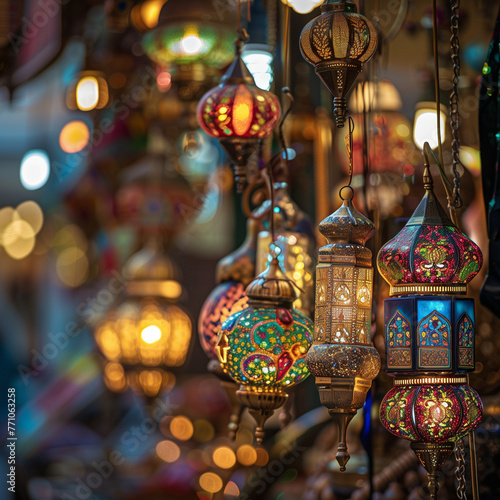 Arabian Nights Lanterns - Traditional Middle Eastern Market