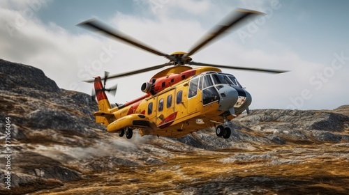 helicopter operations all-weather helicopter long-distance passenger transport photo