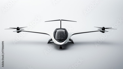 Future of Flight: The eVTOL Revolution - airplane on the ground (ID: 771066494)
