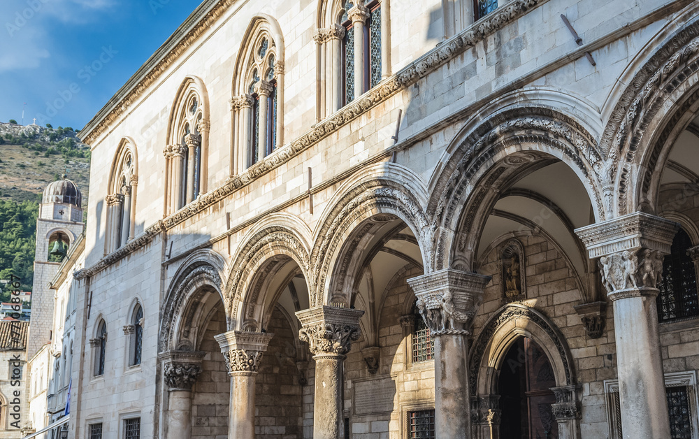 Rector's Palace on Old Town of Dubrovnik city, Croatia