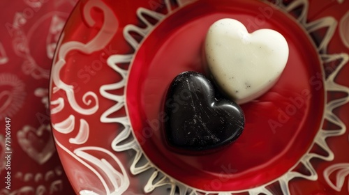 heart shaped chocolate