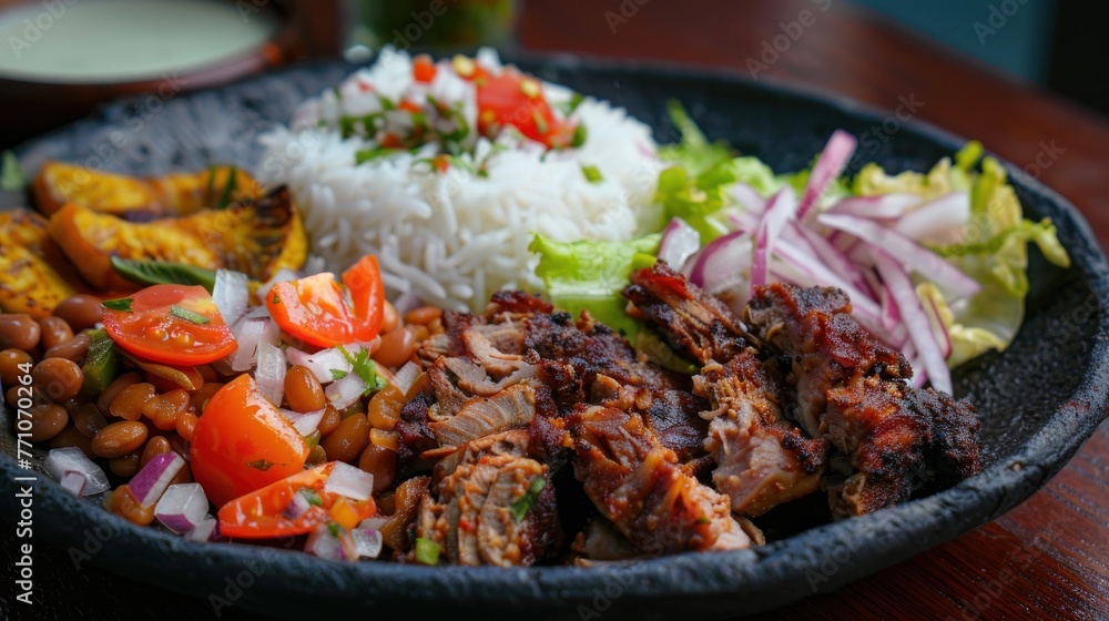Fototapeta premium Colombian food dish