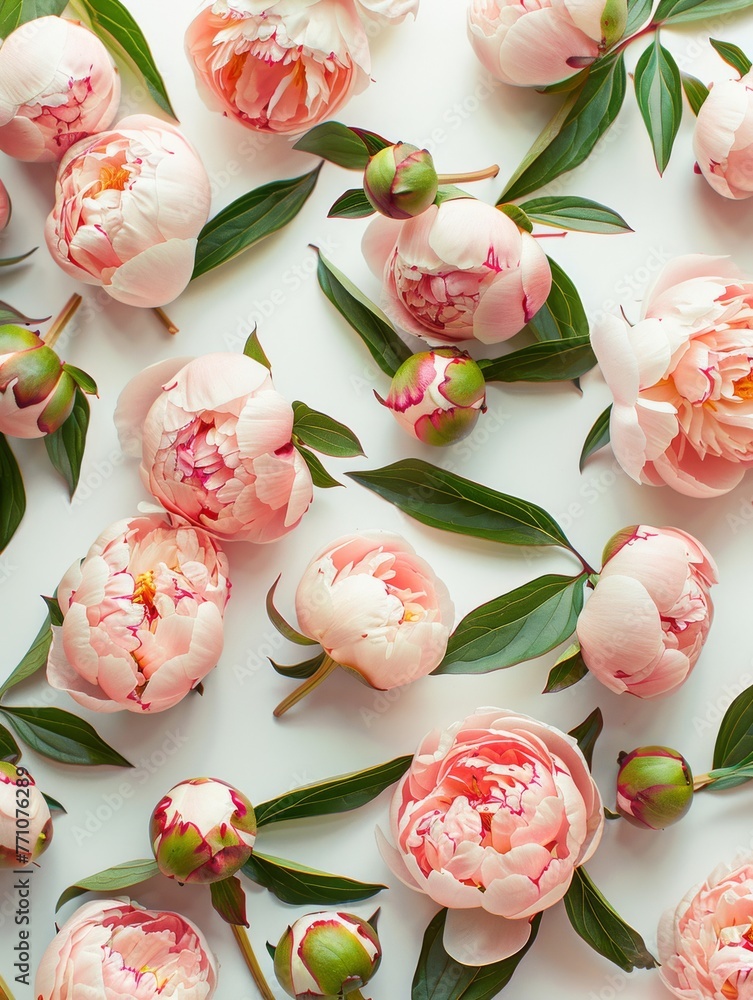 Bouquet of peony. Floral pattern. Bouquet of peony. Floral pattern.