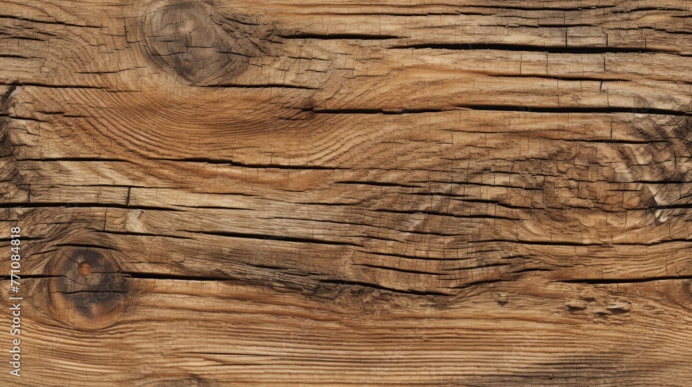 Naklejka premium Brown wood texture. Abstract background, empty template