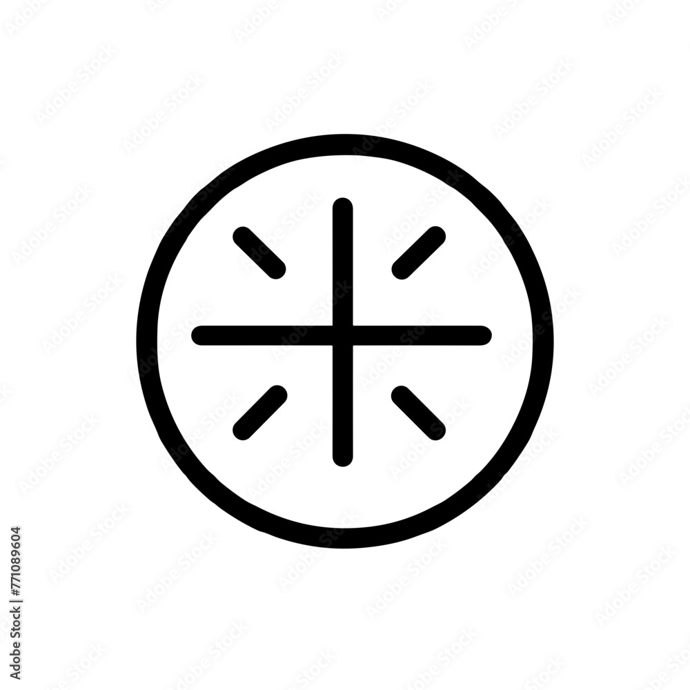 Sparkling Star Icon, Black Line Art, Shining or Quality Symbol Sparkling Star Icon, Black Line Art, Shining or Quality Symbol