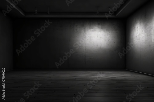Chiaroscuro Minimalist Empty Dark Light Wall Beautiful © Pixel Alchemy
