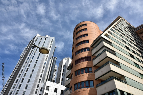 Modern apartment buildings in Valencia, Spain