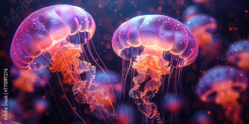 jellyfish in the water © eevnx