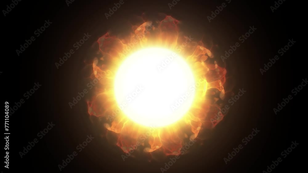 flame emitting sun animation flame emitting sun animation