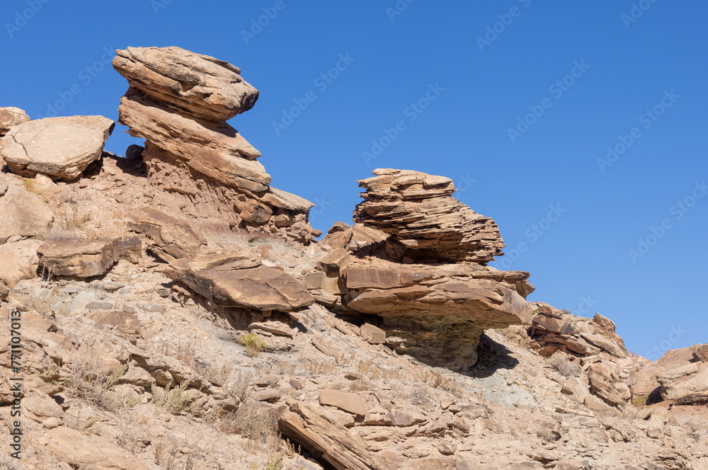 Rock formations in Southern Colorado