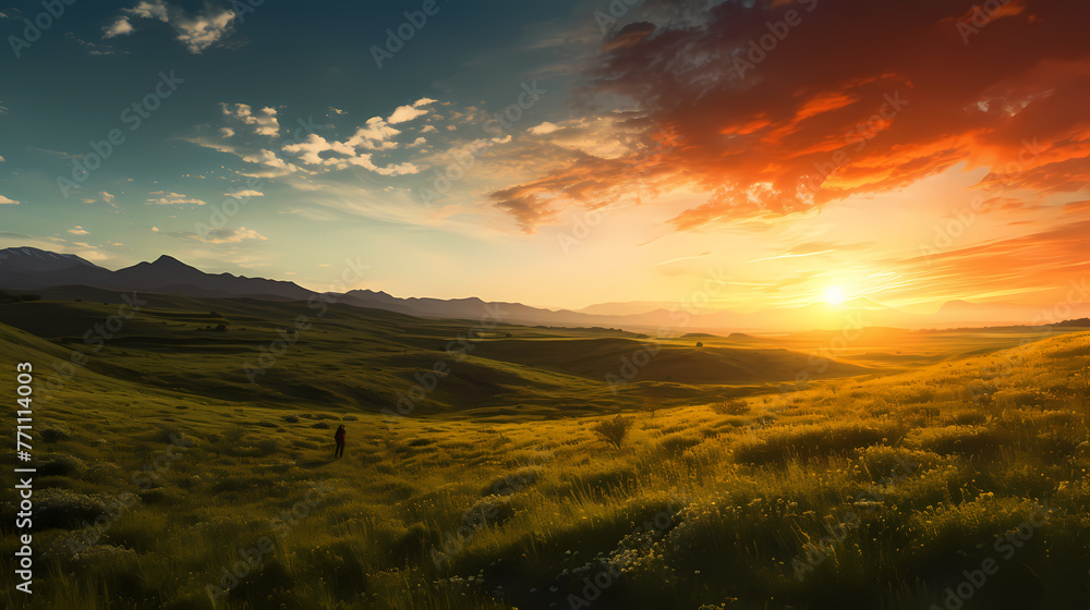 Beautiful grassland background Beautiful grassland background