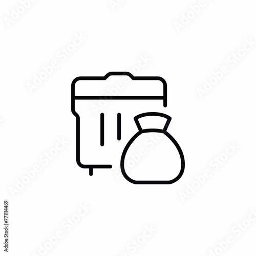 Trashcan Garbage Bin Waste icon