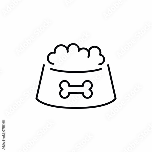 Dog Pet Bowl Pet Meal icon
