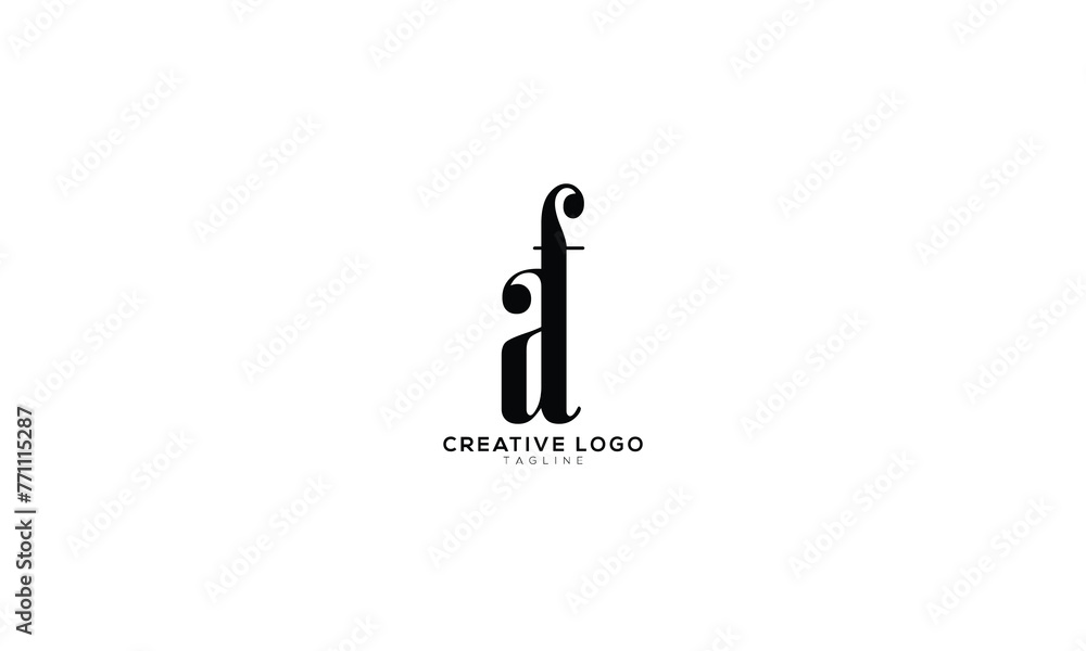 AF FA Abstract initial monogram letter alphabet logo design AF FA Abstract initial monogram letter alphabet logo design