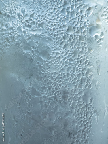 Water ice drink glass image liquid transparent drinking glass refreshment bubble freshness wet nature studio shot vertical close up background blue white beverage material clean drop water splash ice