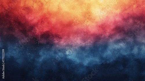 Abstract celestial cloudscape in vibrant hues, Concept of creativity, dreamscape, and the beauty of the universe 