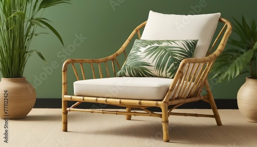 a-bamboo-lounge-chair-with-a-tropical-feel-