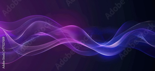 Neon light wave lines abstract design.. Neon Gradient colorful background wallpaper. Neon light Gaming theme.