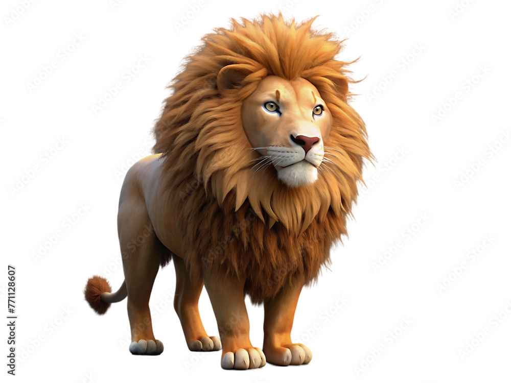 3d cute lion 3d cute lion