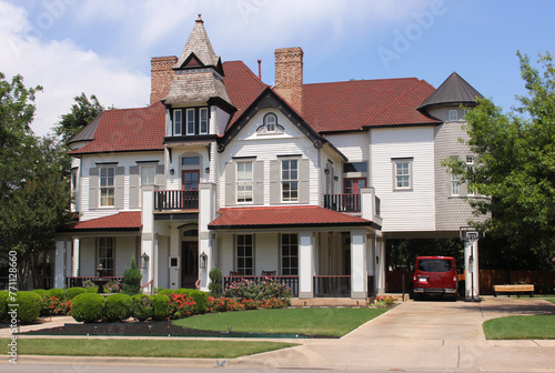 Old Gingerbread Style Mansion Located in Rural South East Texas