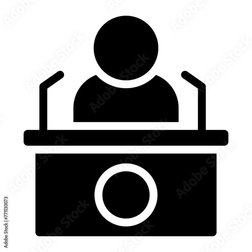 headmaster glyph icon