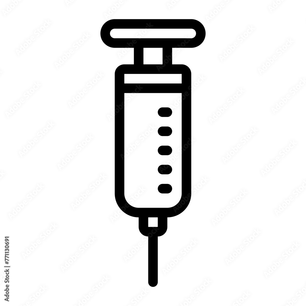 injection line icon injection line icon