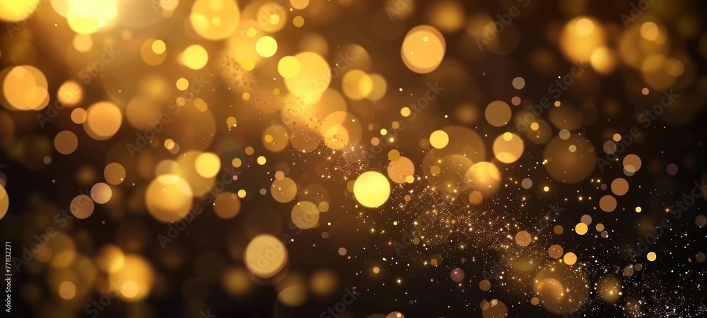 golden glitter texture,happy new year with blurred gold bokeh on black background golden glitter texture,happy new year with blurred gold bokeh on black background
