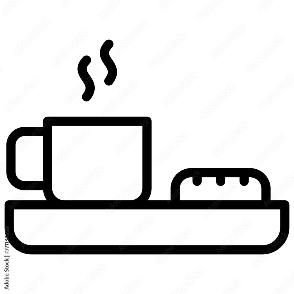chill icon illustration design with outline chill icon illustration design with outline