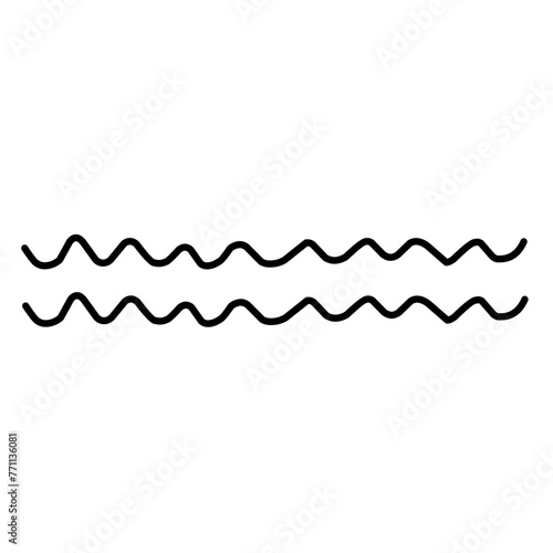 seamless wave lines pattern