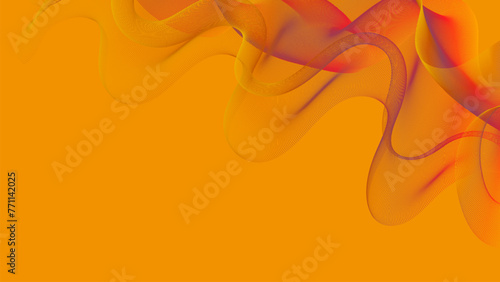 vekor bright abstract yellow orange modern background with gradient geometric flowing grid for wallpaper photo