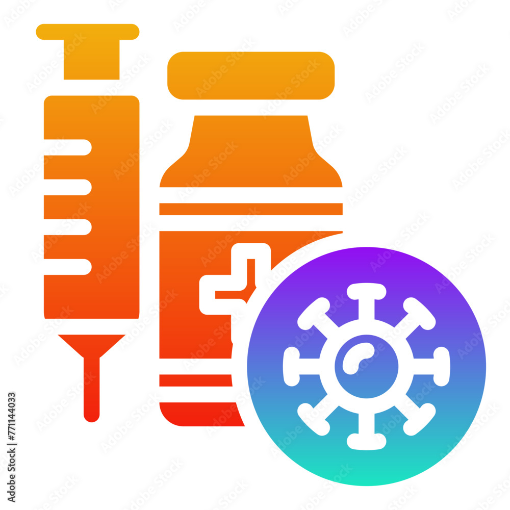 Obraz premium Vaccine Syringe
